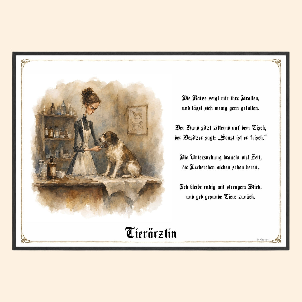 Die Tierärztin – Griesgram-Zunftbild