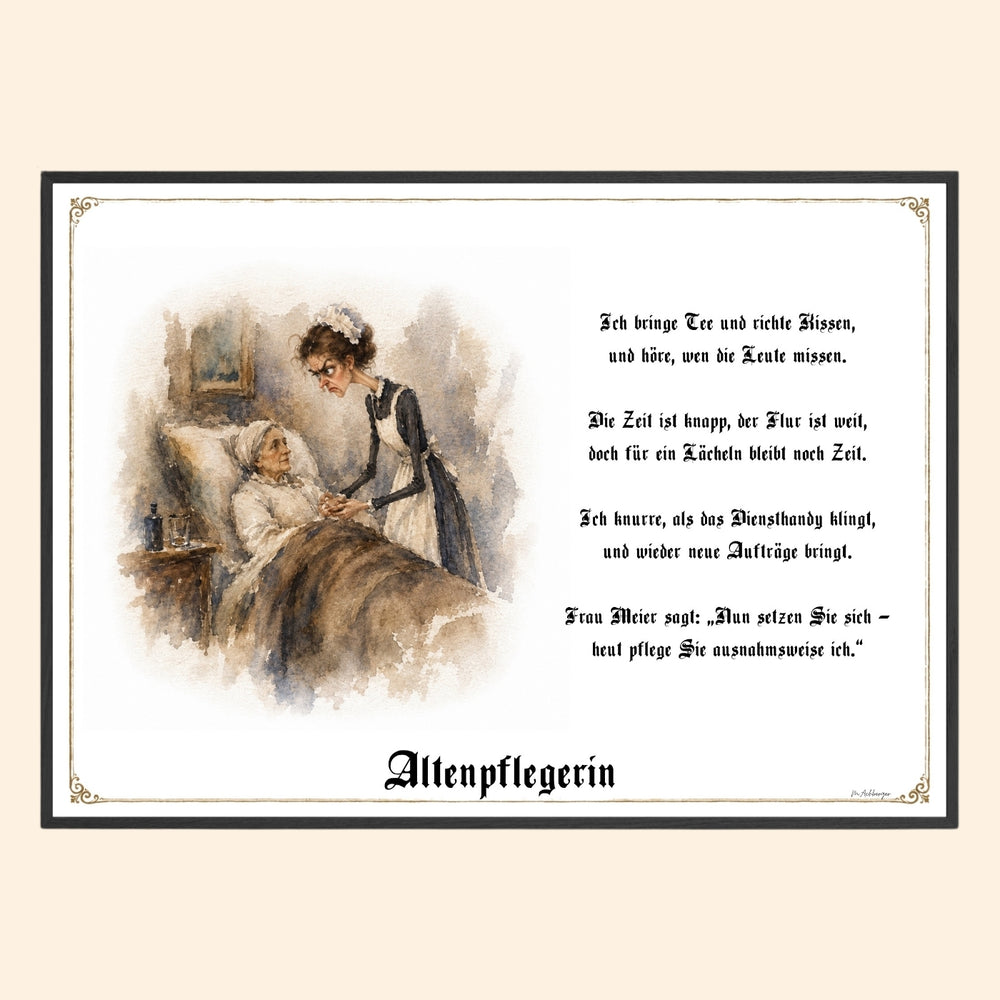 Die Altenpflegerin – Griesgram-Zunftbild