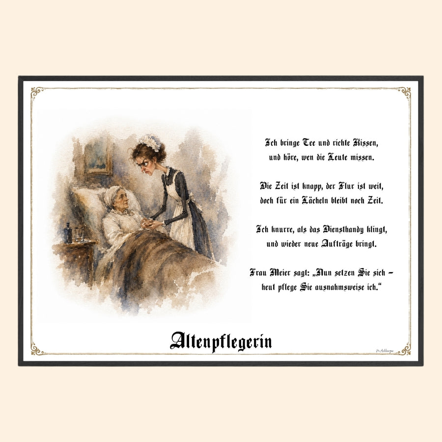 Die Altenpflegerin – Griesgram-Zunftbild