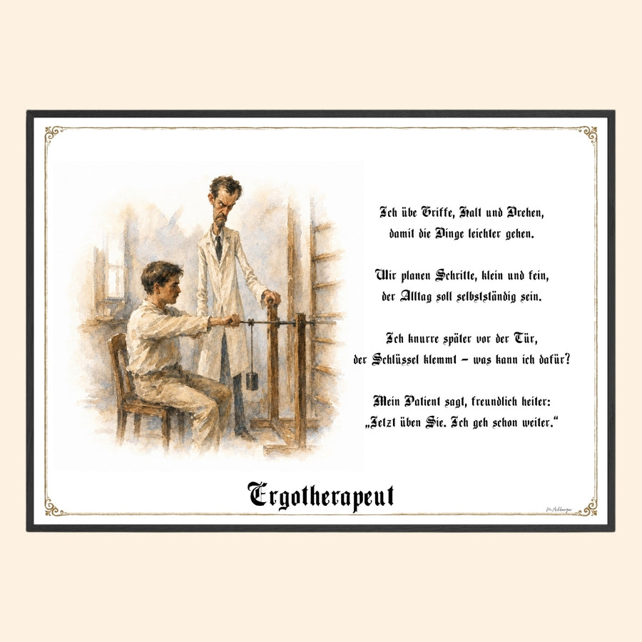 Der Ergotherapeut – Griesgram-Zunftbild