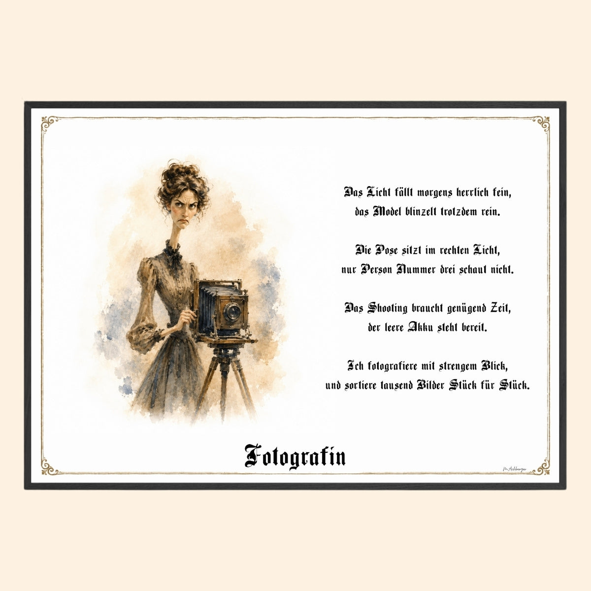 Die Fotografin – Griesgram-Zunftbild