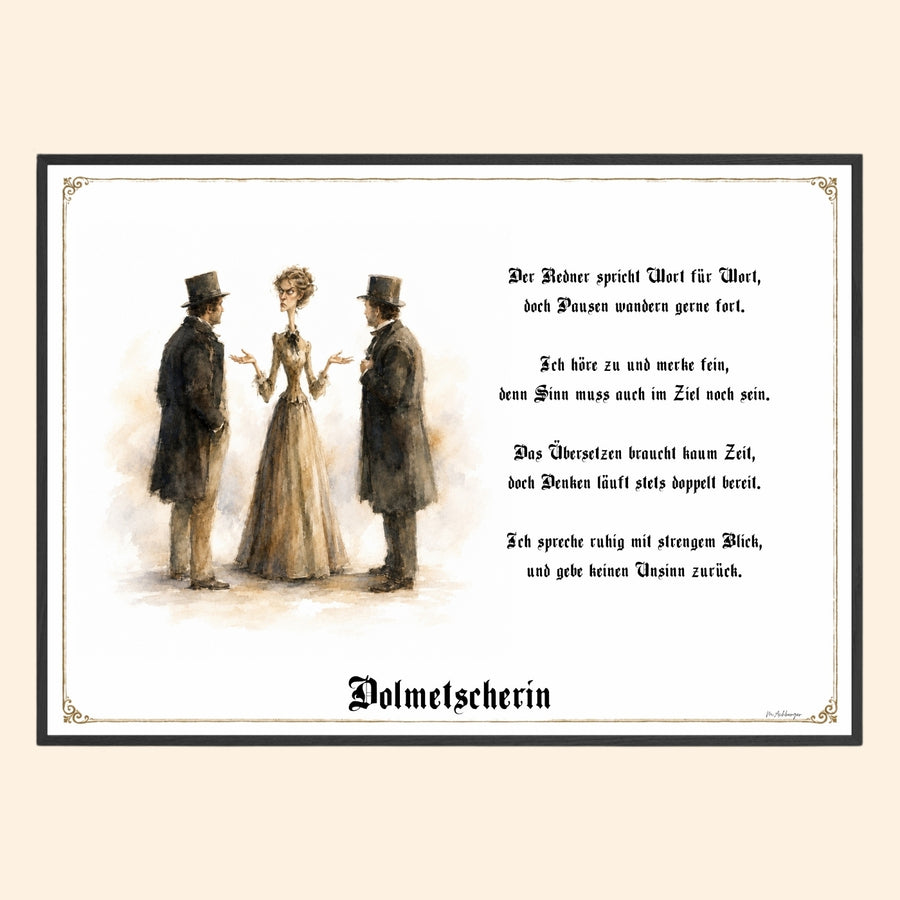 Die Dolmetscherin – Griesgram-Zunftbild