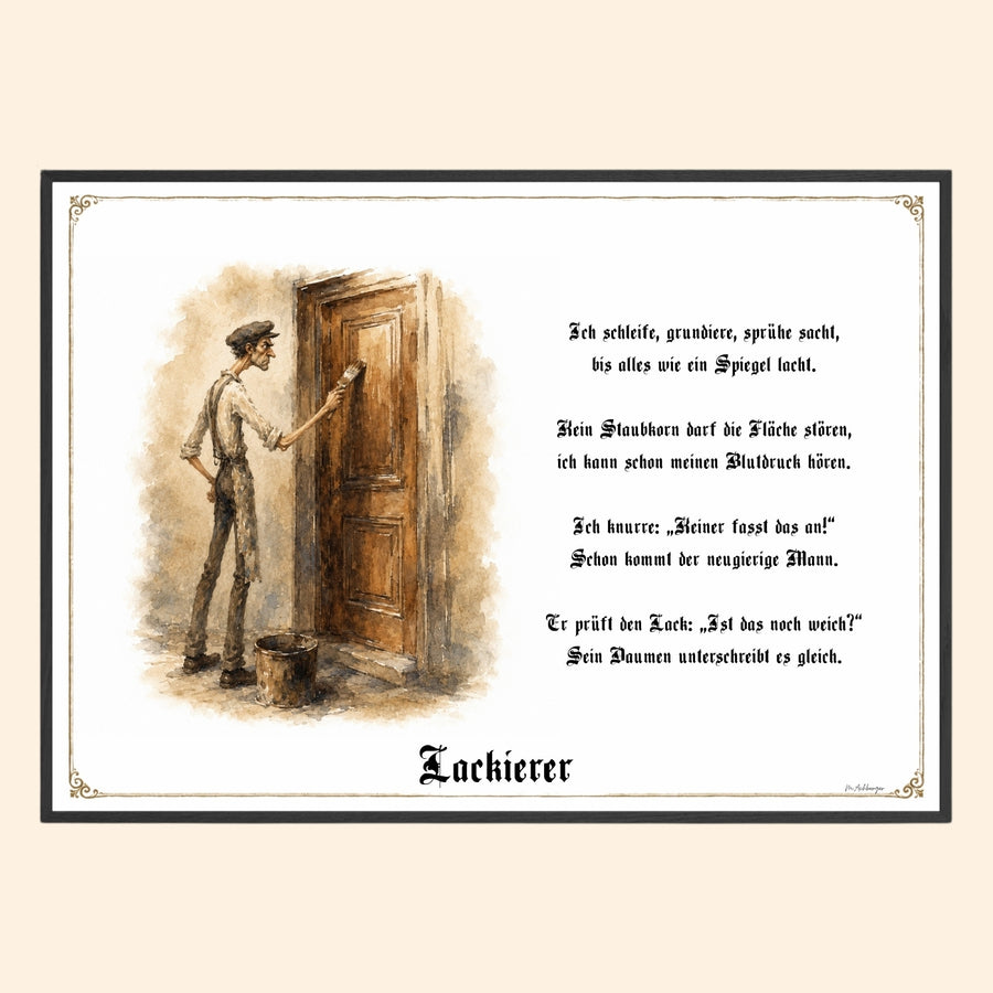 Der Lackierer – Griesgram-Zunftbild