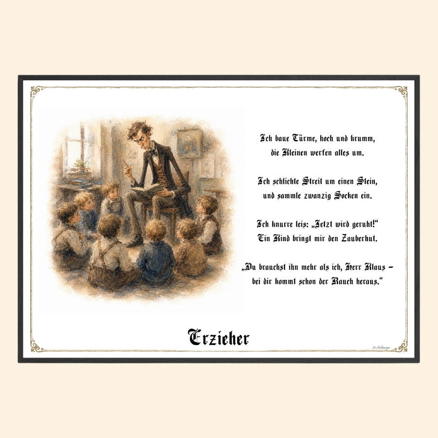 Der Erzieher – Griesgram-Zunftbild