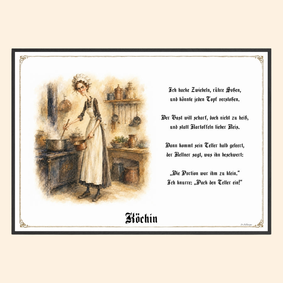 Die Köchin – Griesgram-Zunftbild