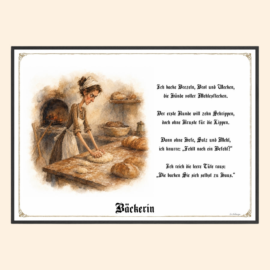 Die Bäckerin – Griesgram-Zunftbild