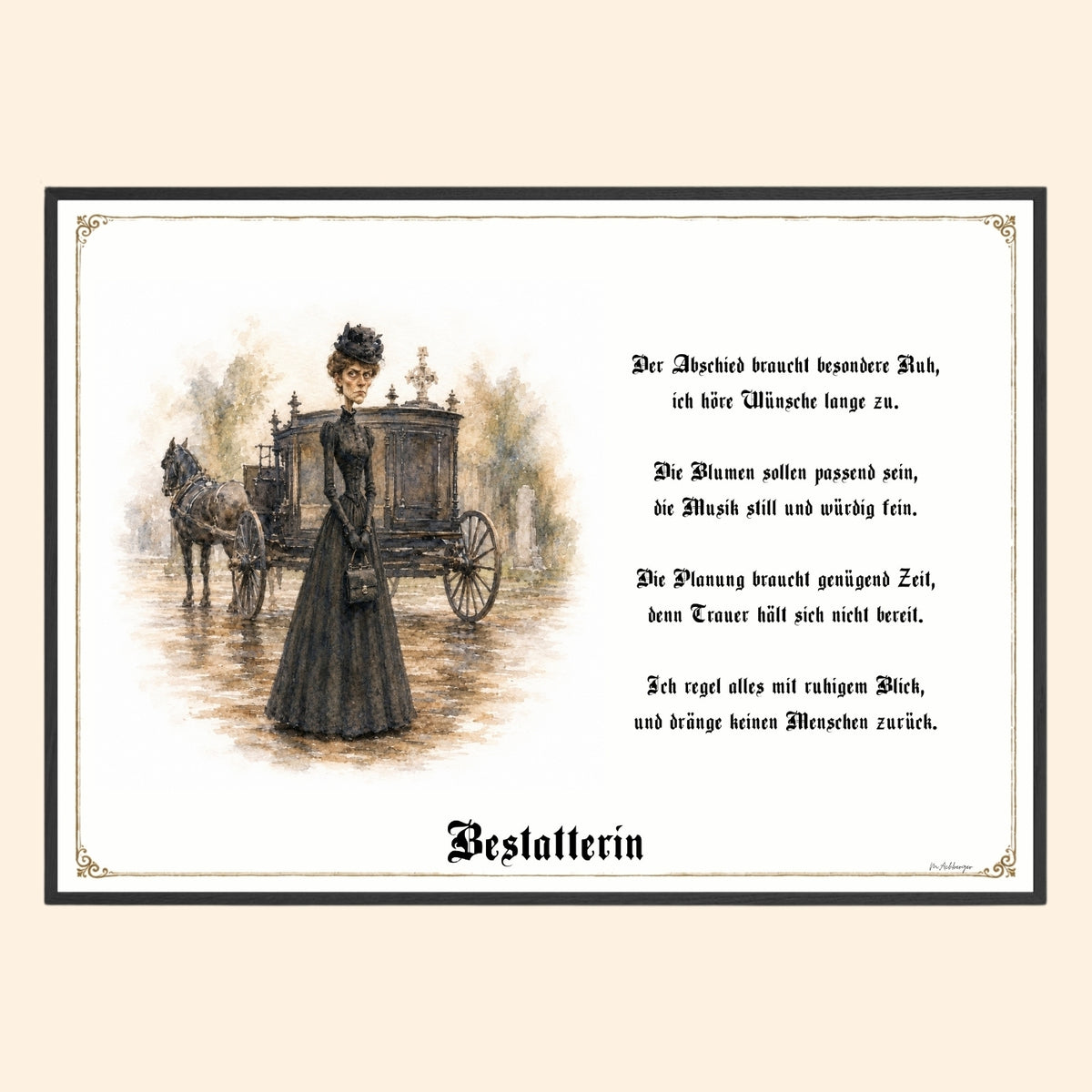 Die Bestatterin – Griesgram-Zunftbild