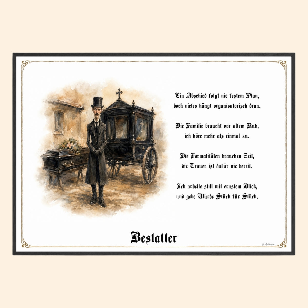 Der Bestatter – Griesgram-Zunftbild