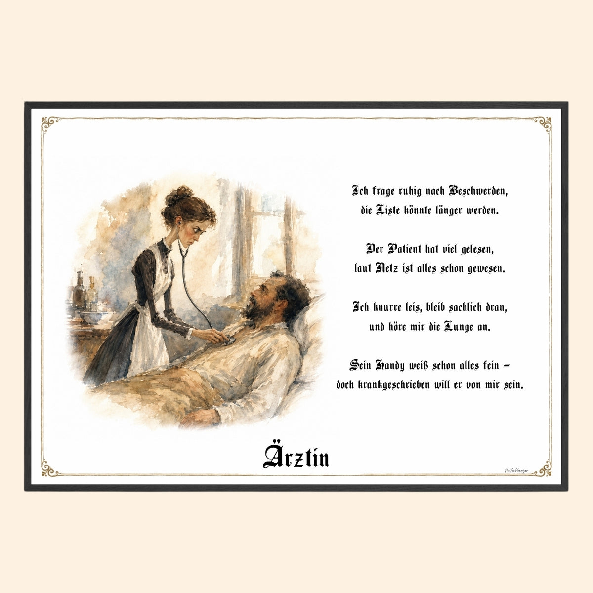 Die Ärztin – Griesgram-Zunftbild
