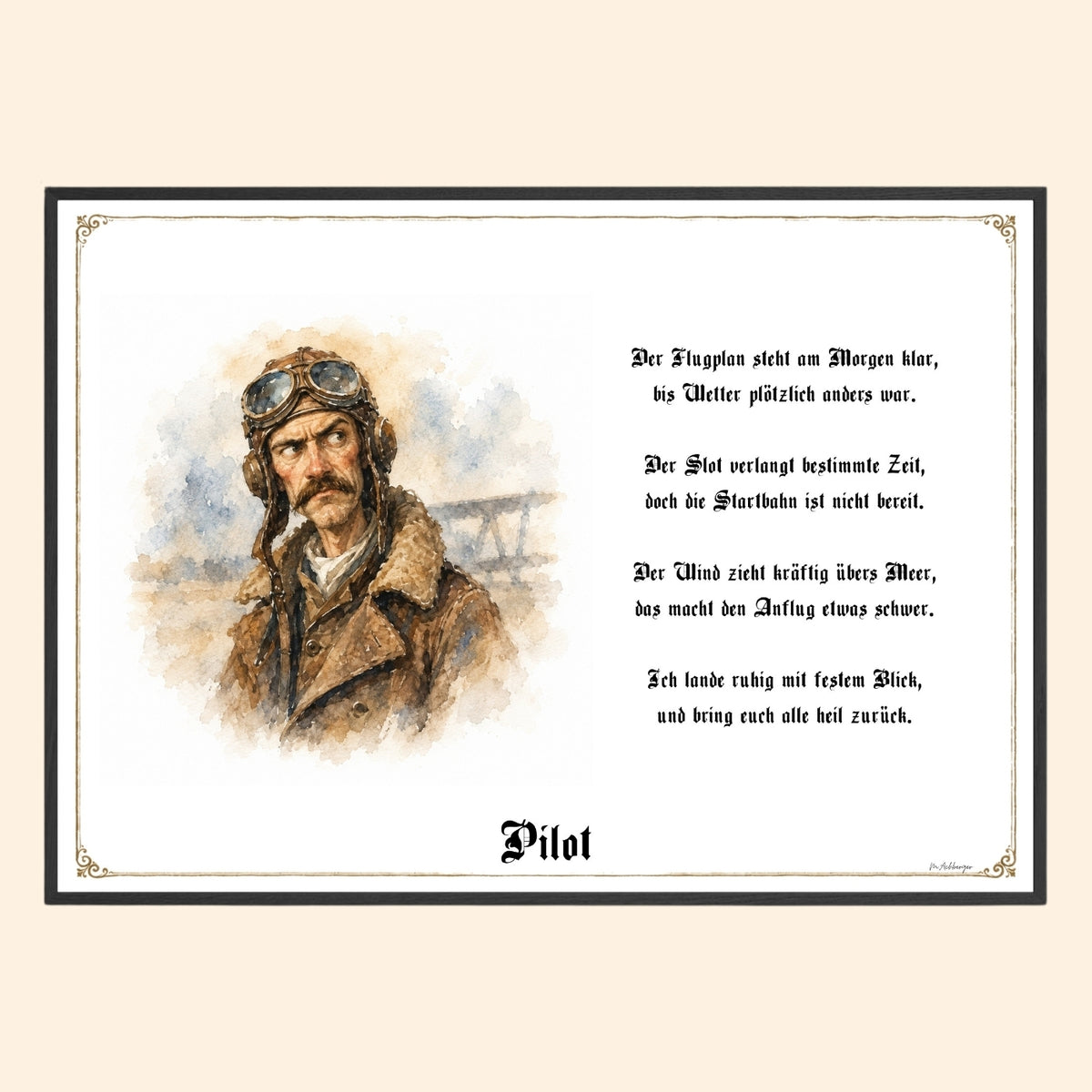 Der Pilot – Griesgram-Zunftbild