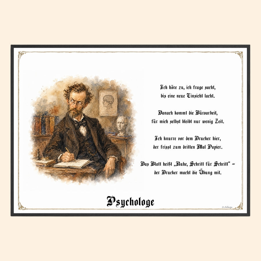 Der Psychologe – Griesgram-Zunftbild