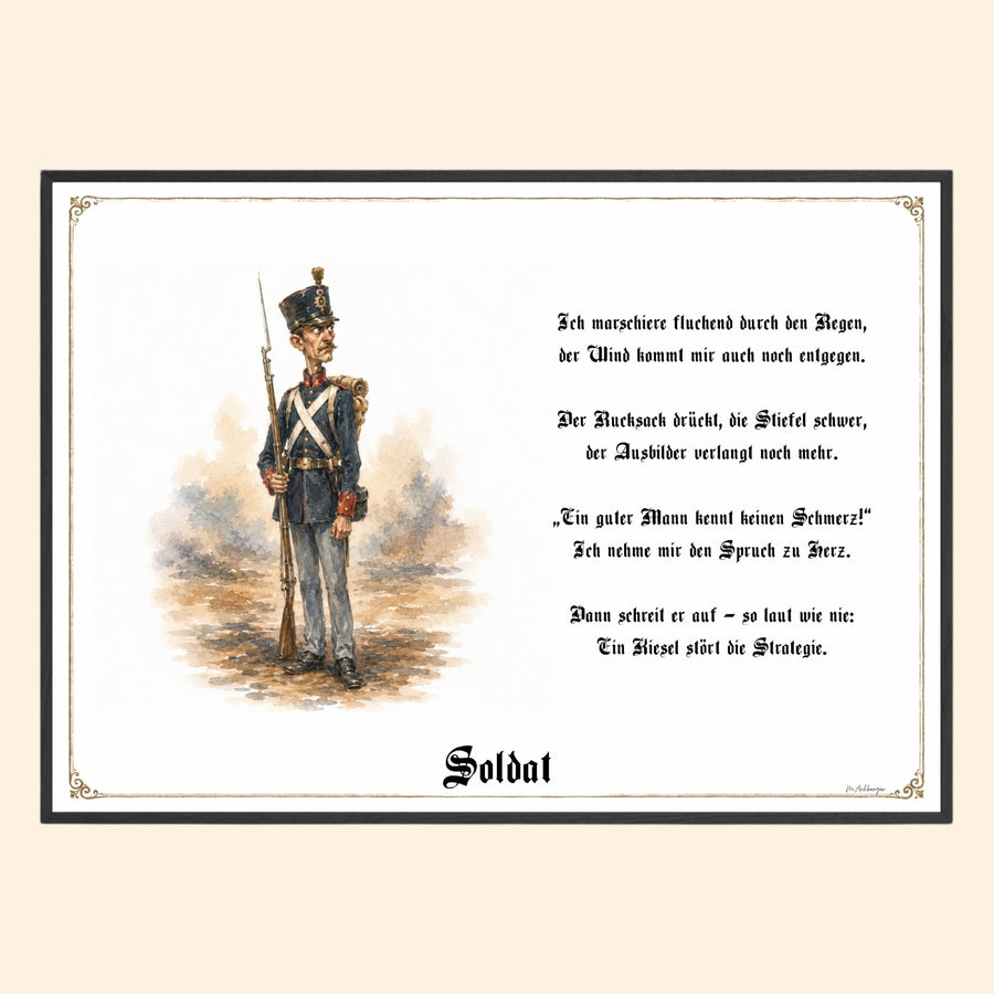 Der Soldat – Griesgram-Zunftbild