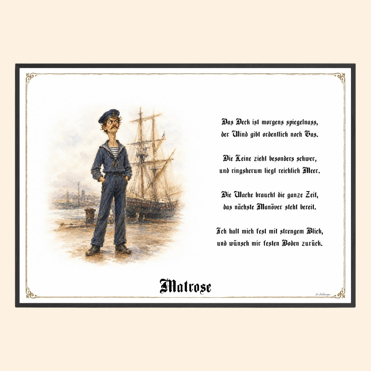 Der Matrose – Griesgram-Zunftbild