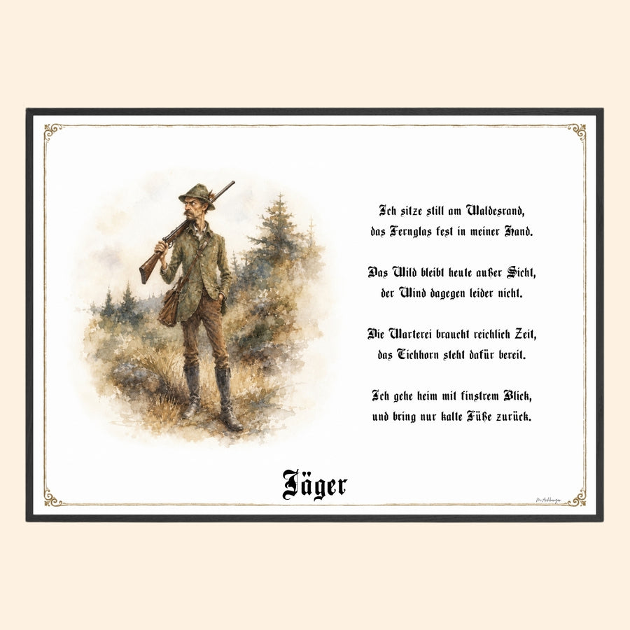 Der Jäger – Griesgram-Zunftbild