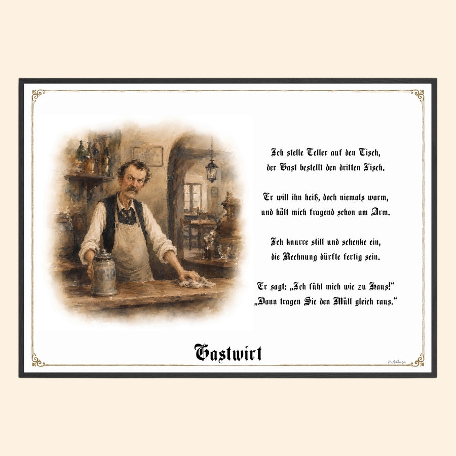 Der Gastwirt – Griesgram-Zunftbild