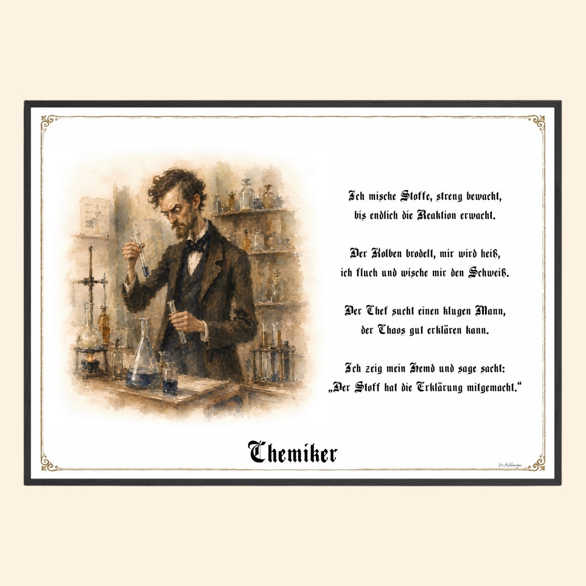 Der Chemiker – Griesgram-Zunftbild