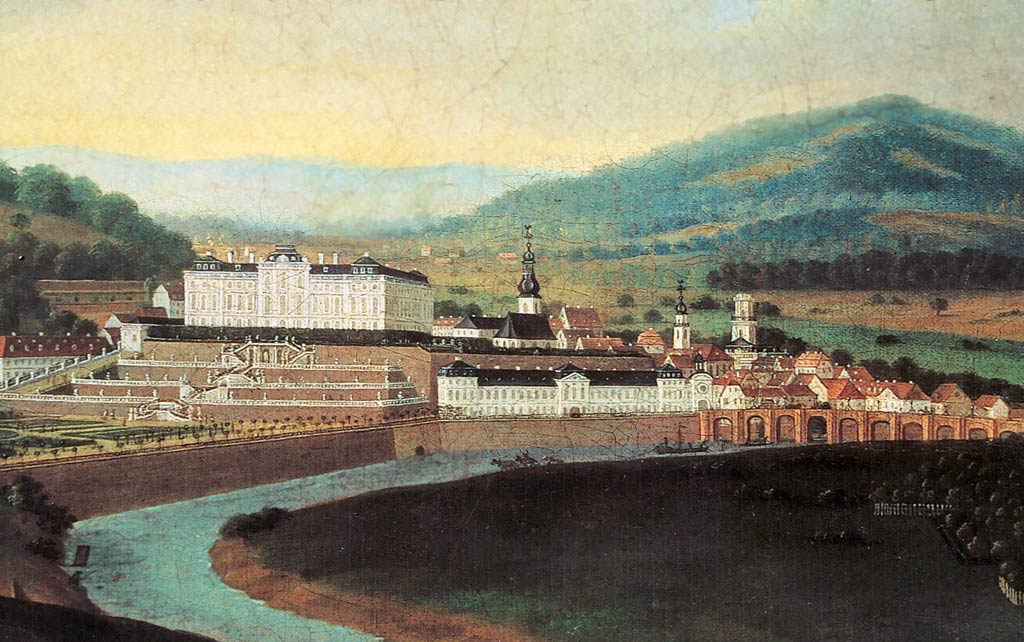 Historische Stadtansicht von Saarbrücken um 1770
