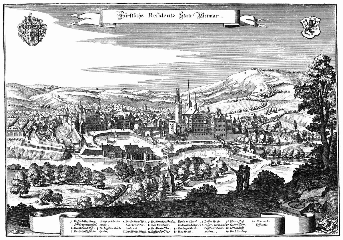 Historische Ansicht Weimar