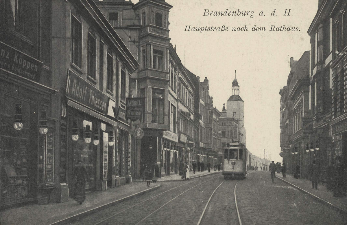 Historische Ansicht Brandenburg an der Havel