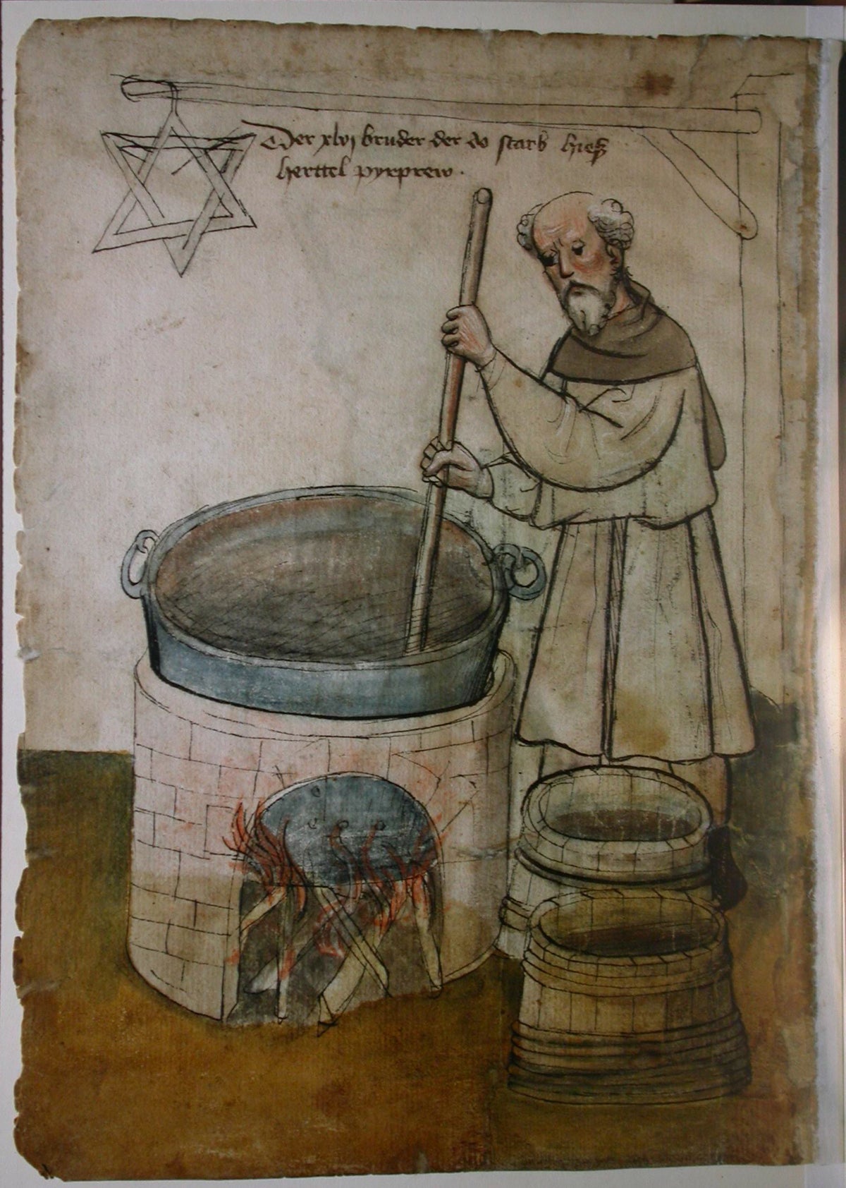 Historischer Bierbrauer