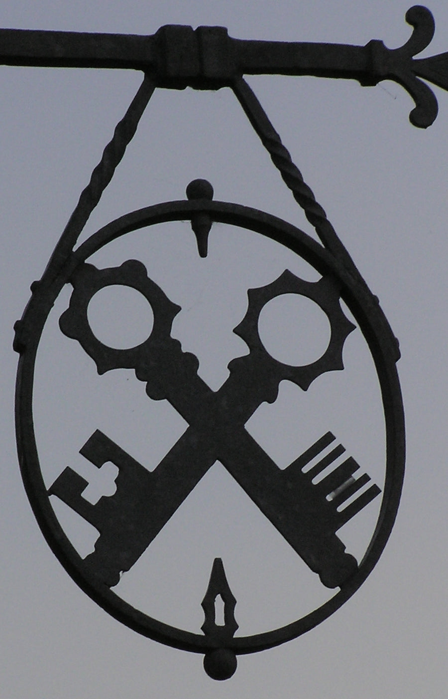 Historisches Schlosser-Zunftzeichen – historisches Originalobjekt