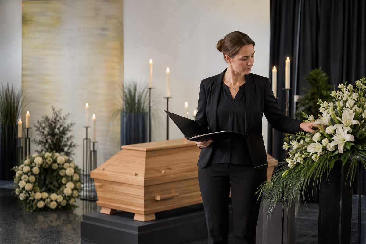 Berufsbezogenes Bild zu Bestattungsfachkraft