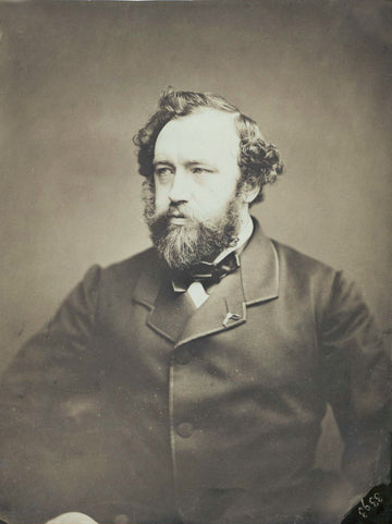 Adolphe Sax in den 1860er Jahren. Historische Fotografie aus der Bibliothèque nationale de France, gemeinfrei.