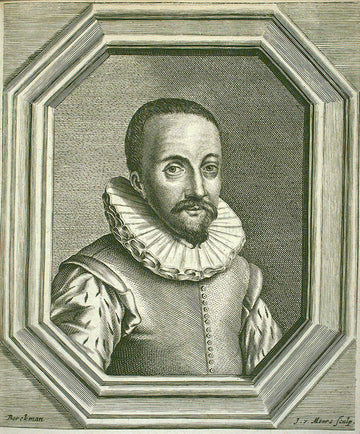 Darstellung Lipperheys von Jacob van Meurs, 1655 – Jahrzehnte nach seinem Tod und kein gesichertes Porträt nach dem Leben.
