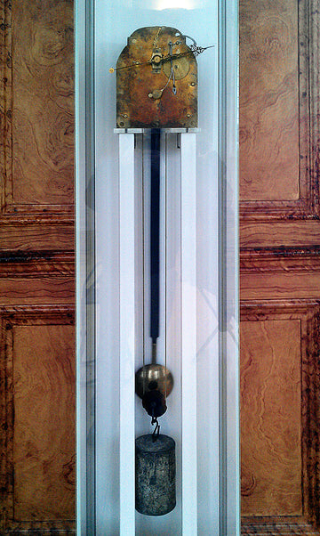 Eine der mit Thomas Tompion verbundenen Präzisionsuhren von 1676 am Royal Observatory Greenwich.