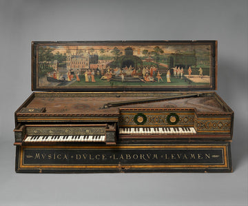 Doppelvirginal von Hans Ruckers dem Älteren, 1581 – erhaltenes Originalinstrument.