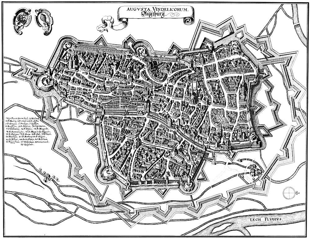 Historische Ansicht Augsburg