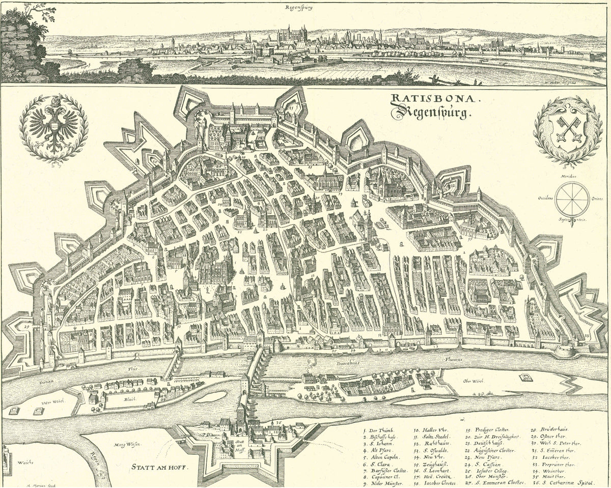 Historische Ansicht Regensburg