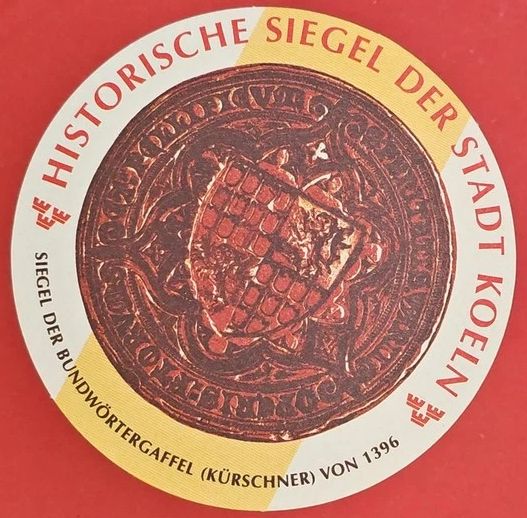 Bundwörker-Gaffel – historisches Original-Zunftsiegel aus Köln